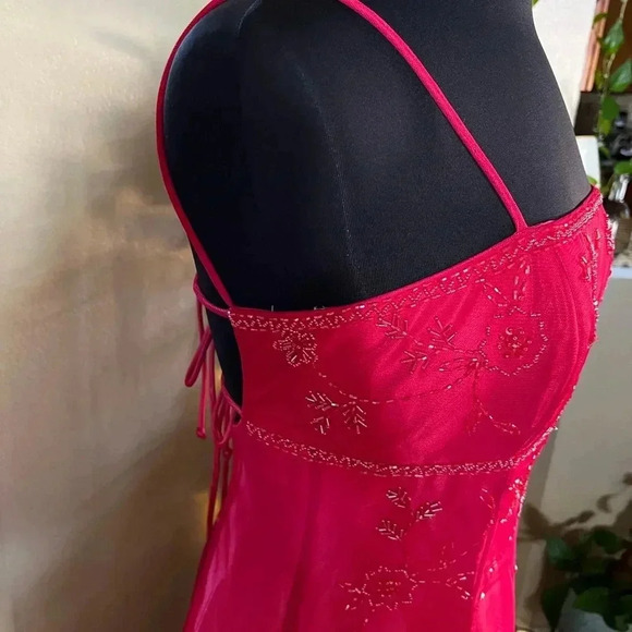 Blondie Nites Women's Red and Pink Dress - Picture 8 of 8